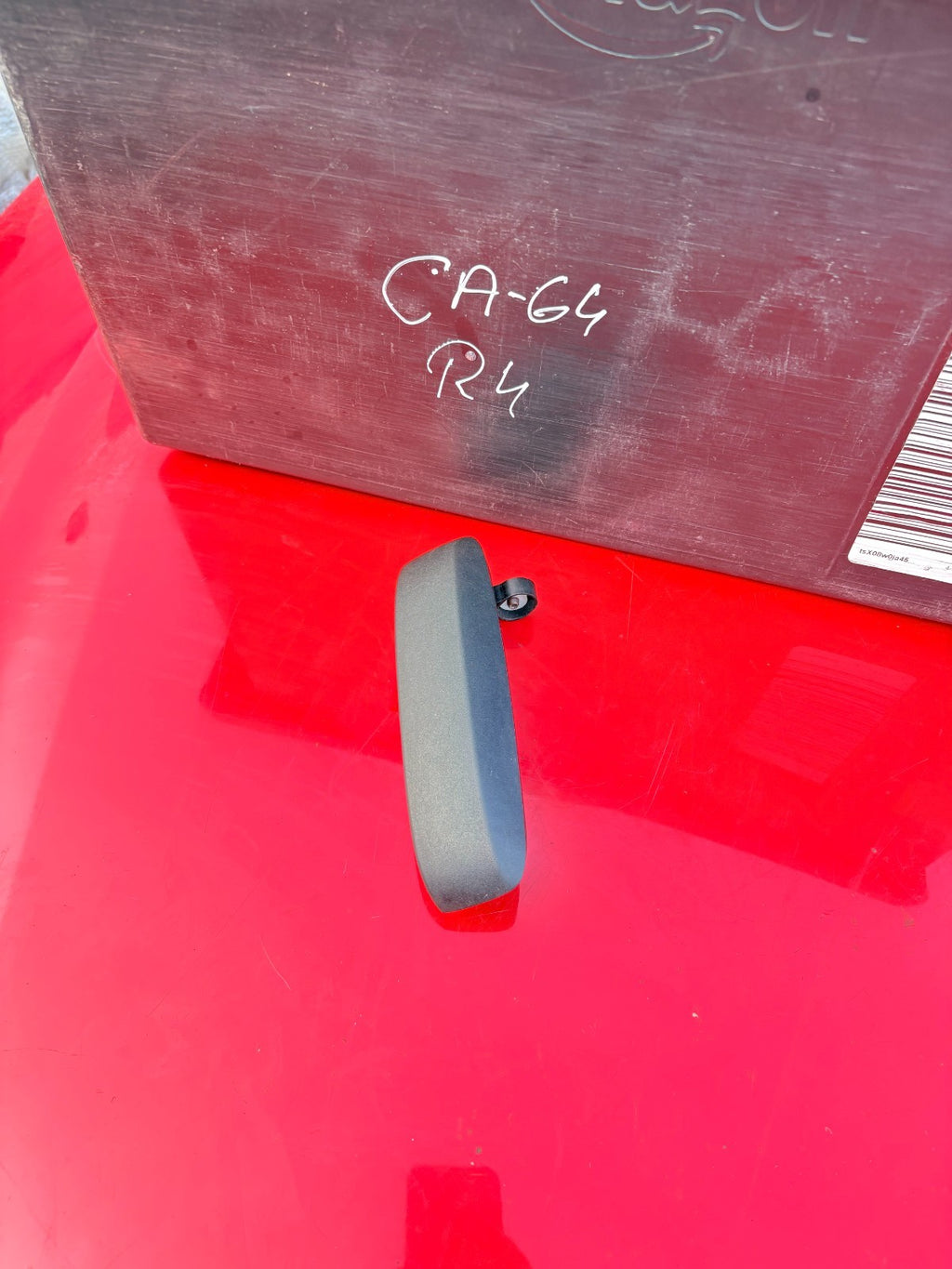 FIAT PANDA MK3 DOOR HANDLE DRIVER SIDE RIGHT REAR BLACK 2006-2011