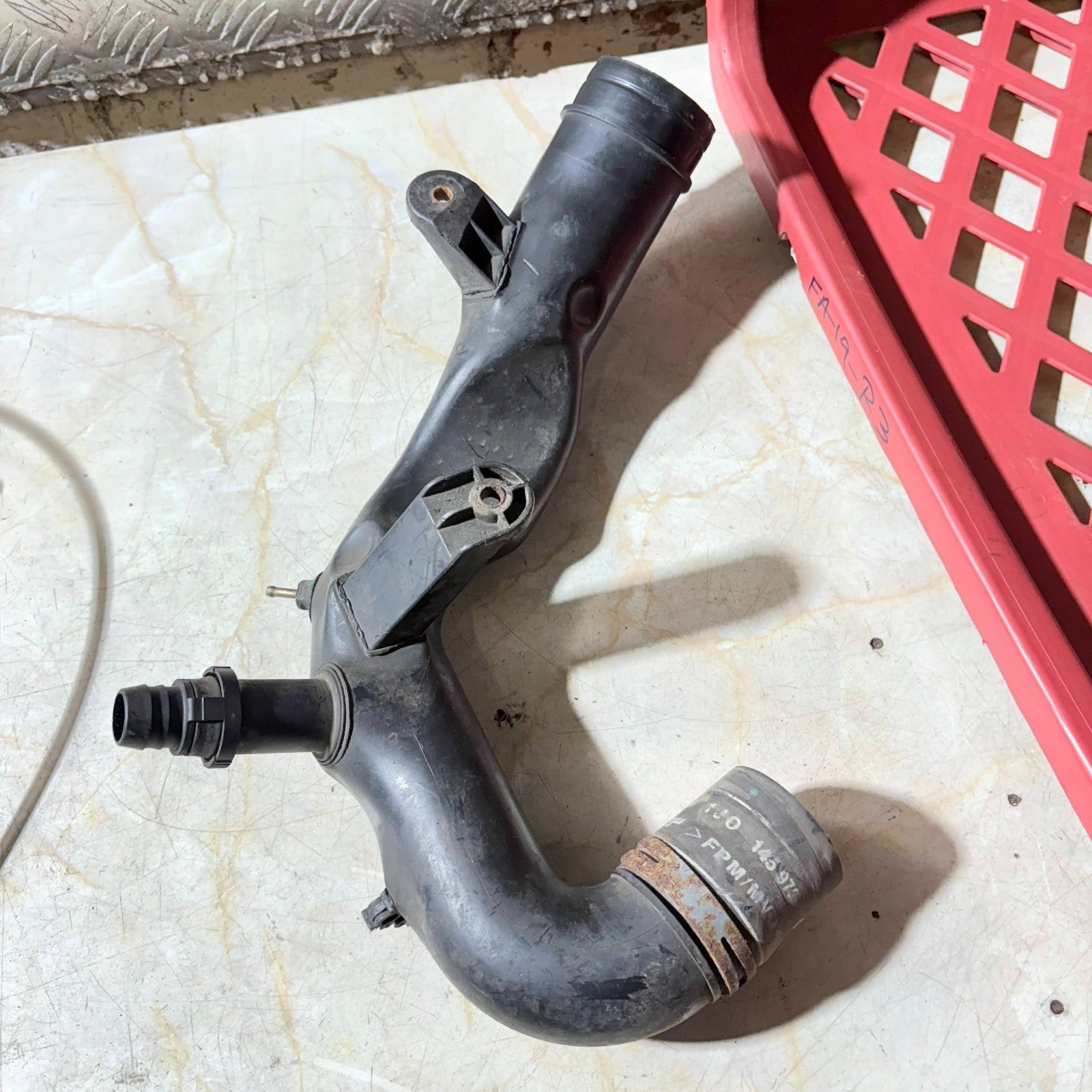VW Polo 9N TDI AMF Turbo Intake Pipe 6Q0129654BD