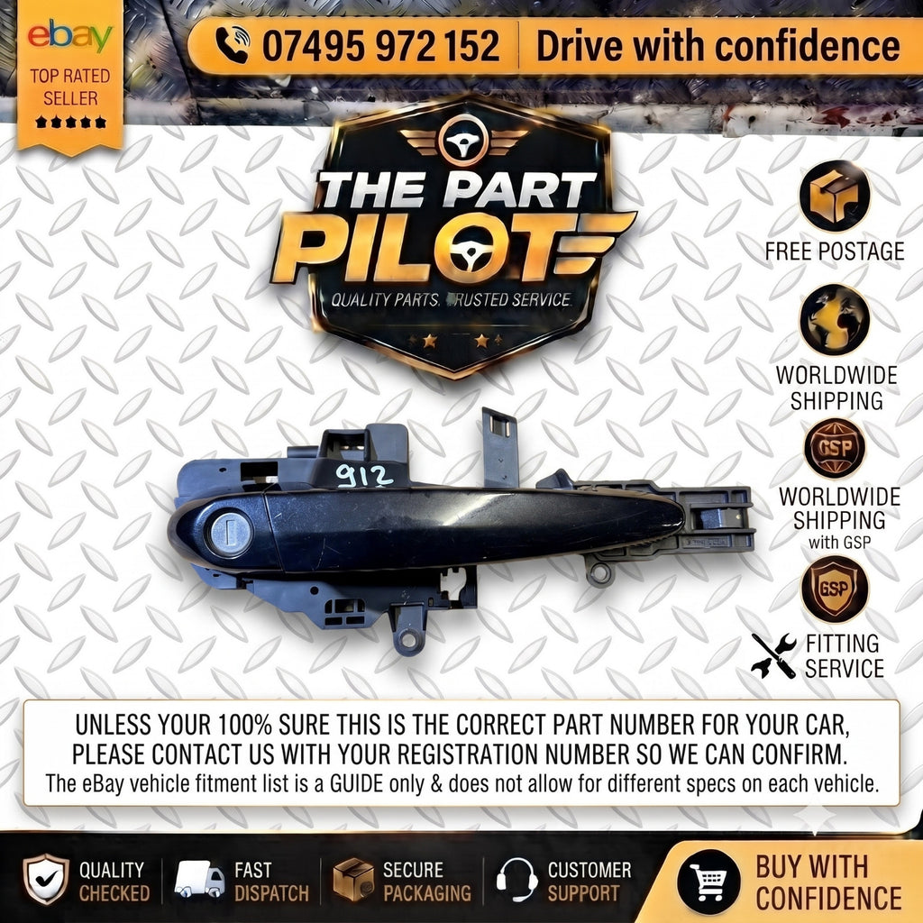 BMW 1 SERIES E87 F20 5-DOOR REAR RIGHT O/S EXTERIOR DOOR HANDLE