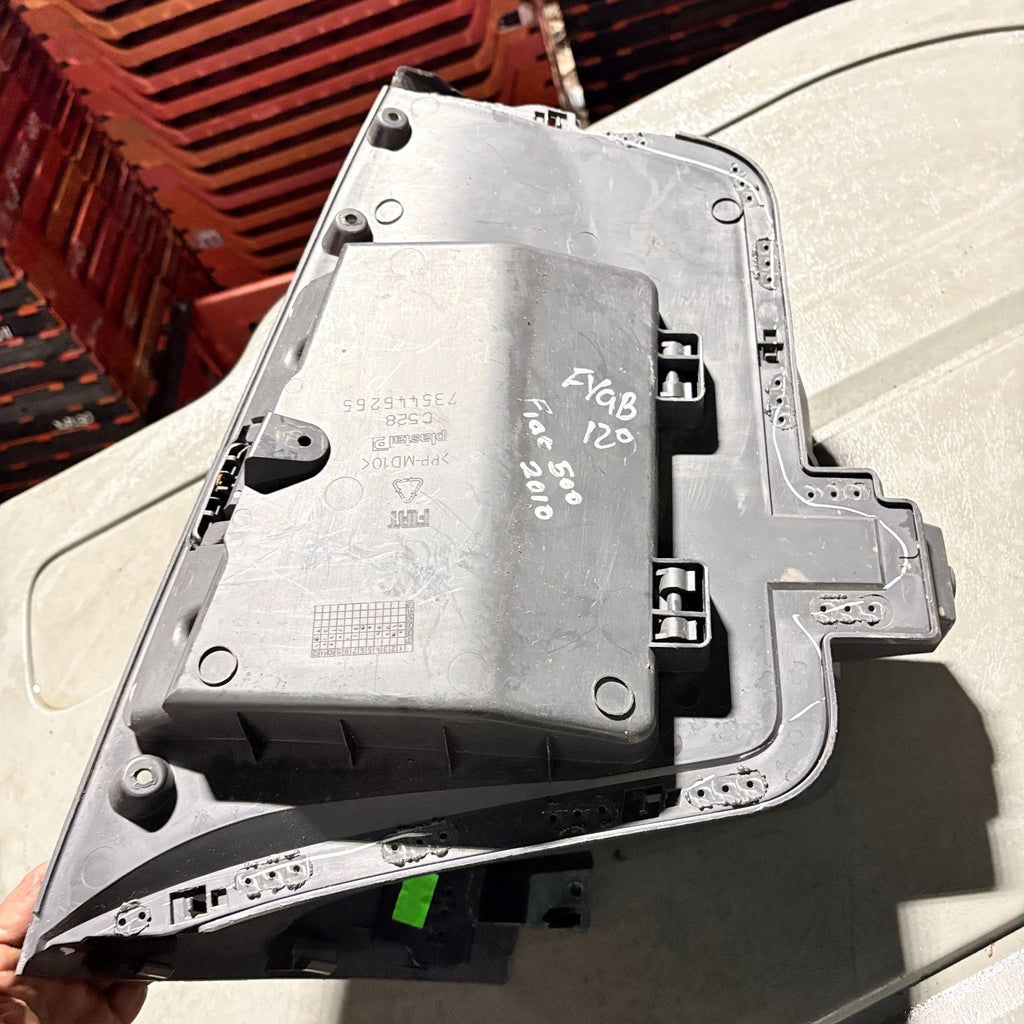 Fiat 500 Mk1 RHD Dashboard Glove Box Storage Compartment 735446265 2007-2014