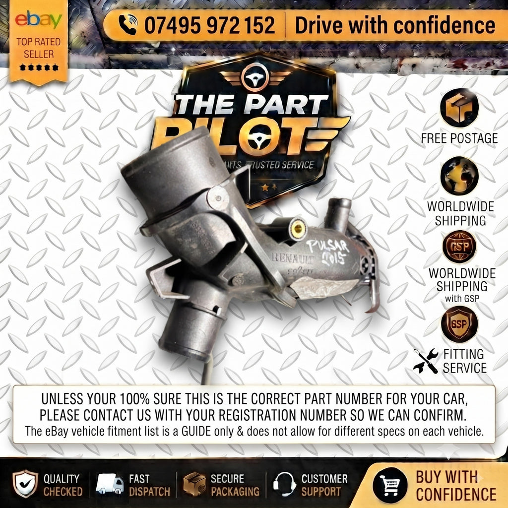 NISSAN PULSAR C13 1.5 dCi 2014-2018 AIR INTAKE TURBO HOSE PIPE 1207600
