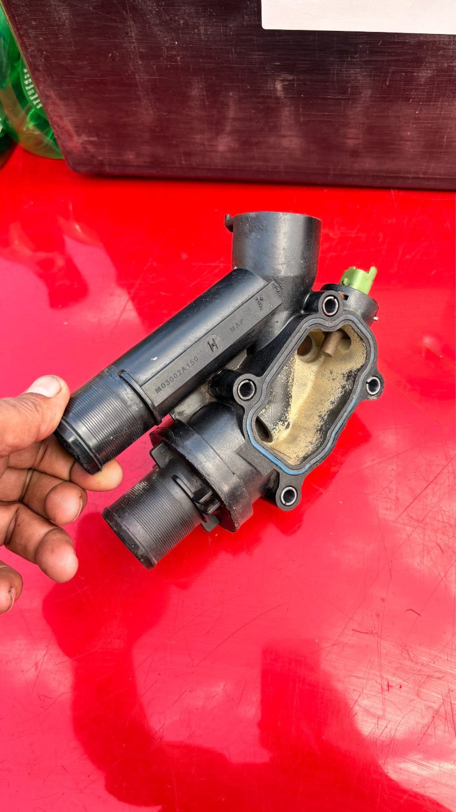 LAND ROVER FREELANDER 2.2 2007 COOLANT THERMOSTAT HOUSING 9657182080