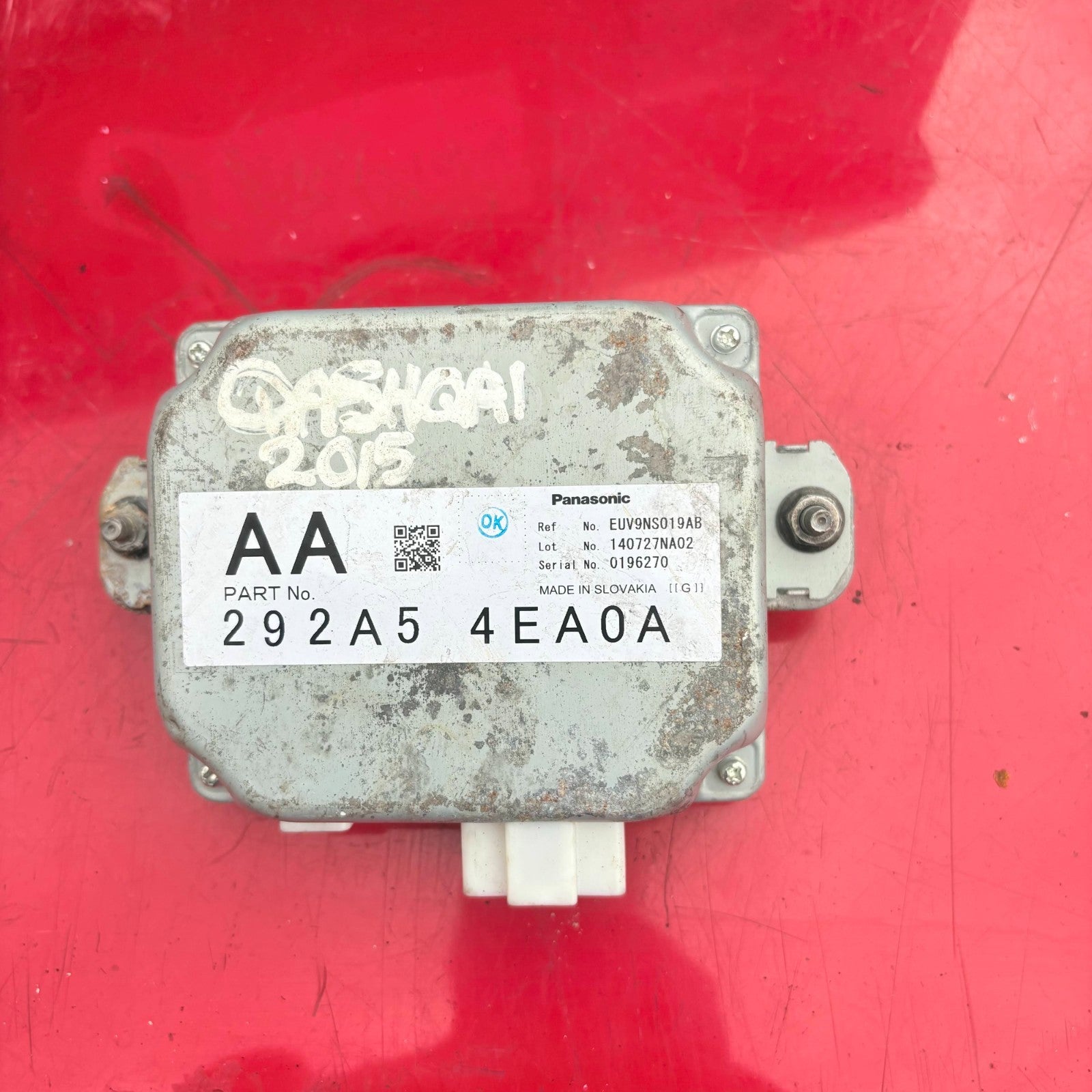 2015 NISSAN Qashqai Voltage Stabiliser Unit 292A5-4EA0A