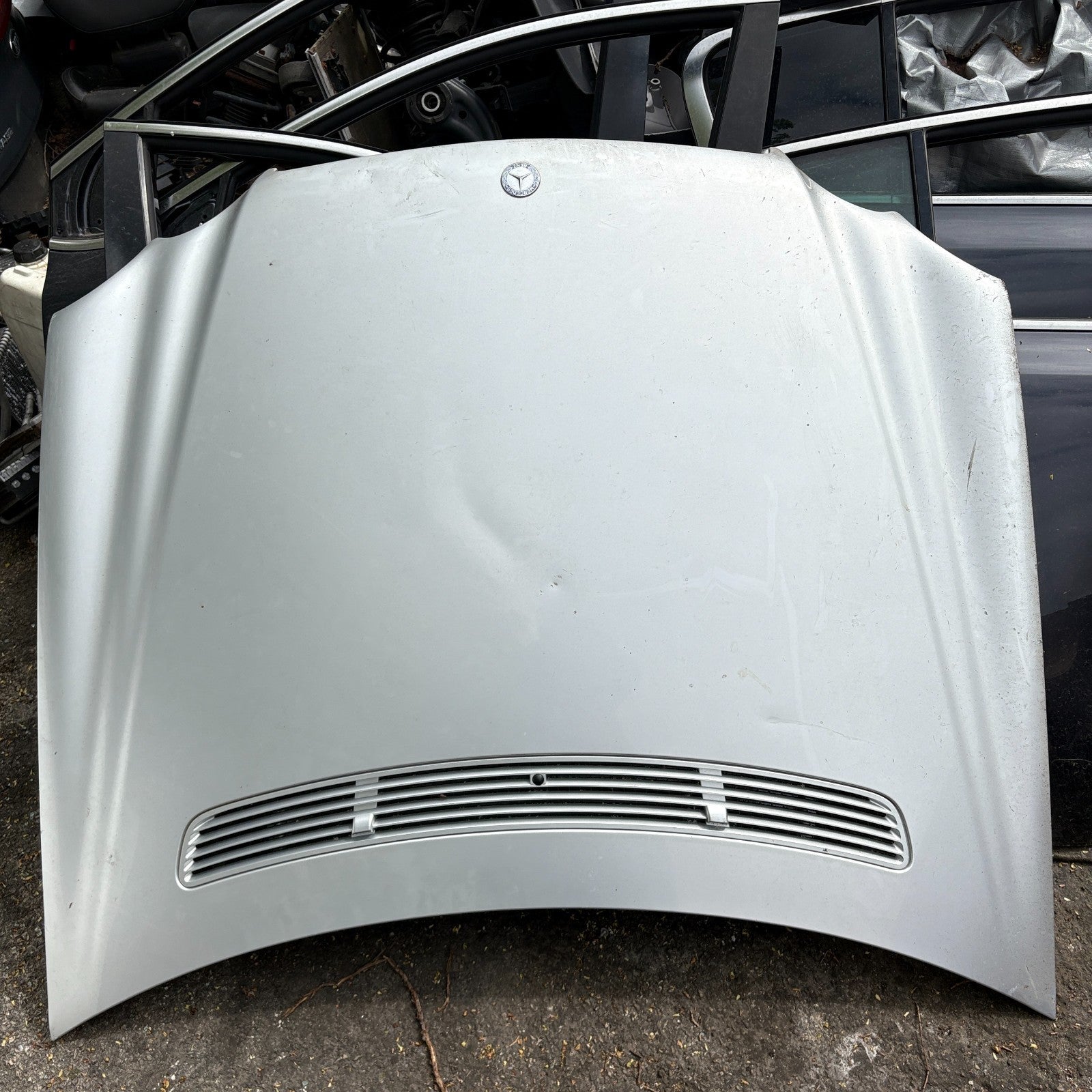 Mercedes CLK C209 A209 2002-2009 Front Engine Bonnet Hood Iridium Silver