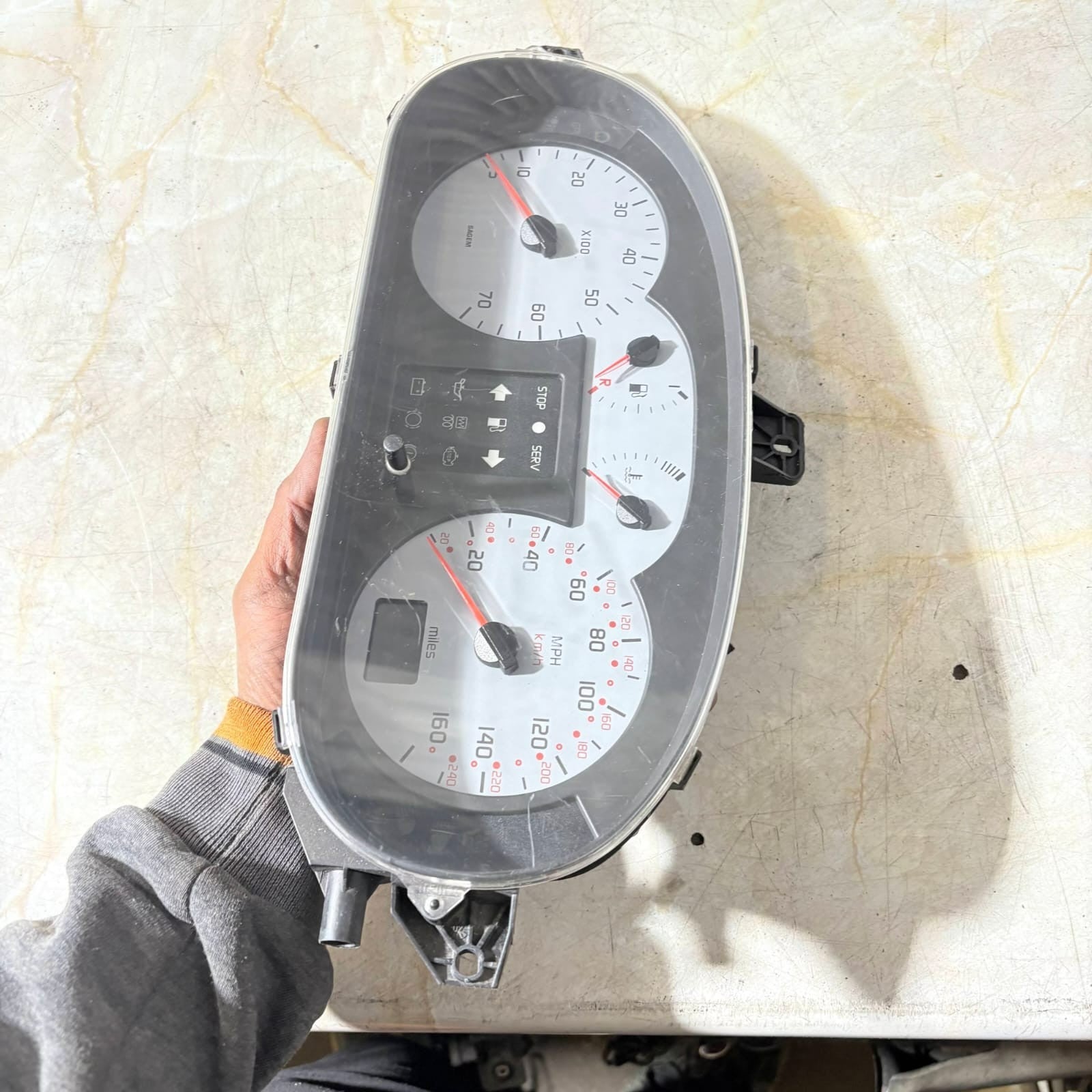 21650176-1 Renault Speedometer Combo Instrument Sagem-2002