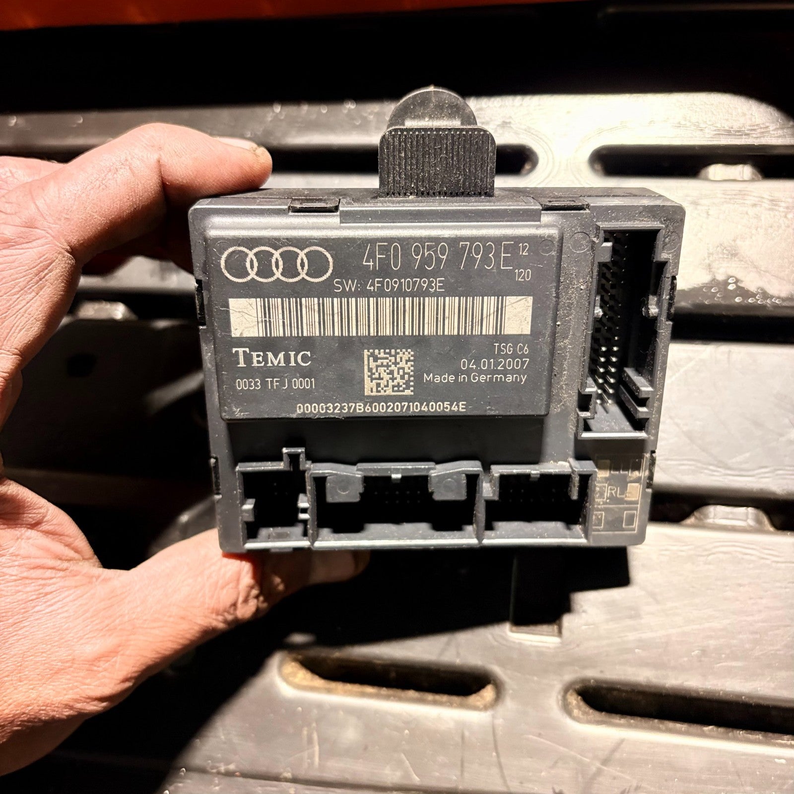 Audi A6 Door Control Module Right Front Driver Side 04-08 4F0959793E