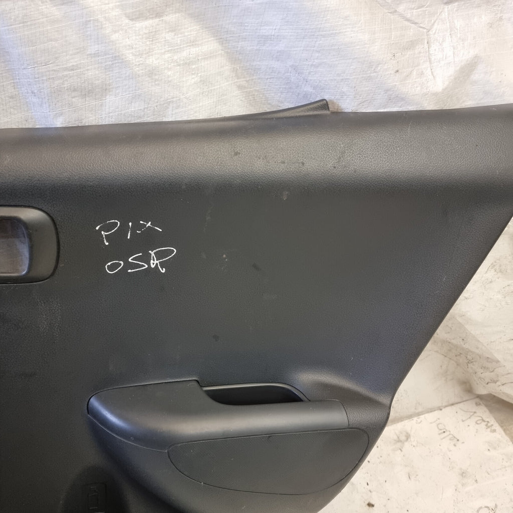 NISSAN PIXO 2010 DRIVERS SIDE REAR DOOR CARD OS OSR MK1 2009 2011 2012
