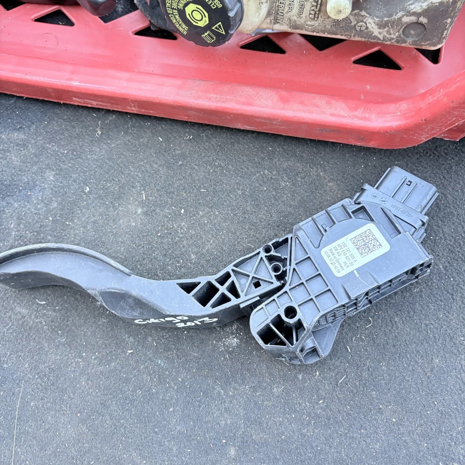 2013 SEAT MII 1.0 PETROL ACCELERATOR PEDAL 1S2721503A