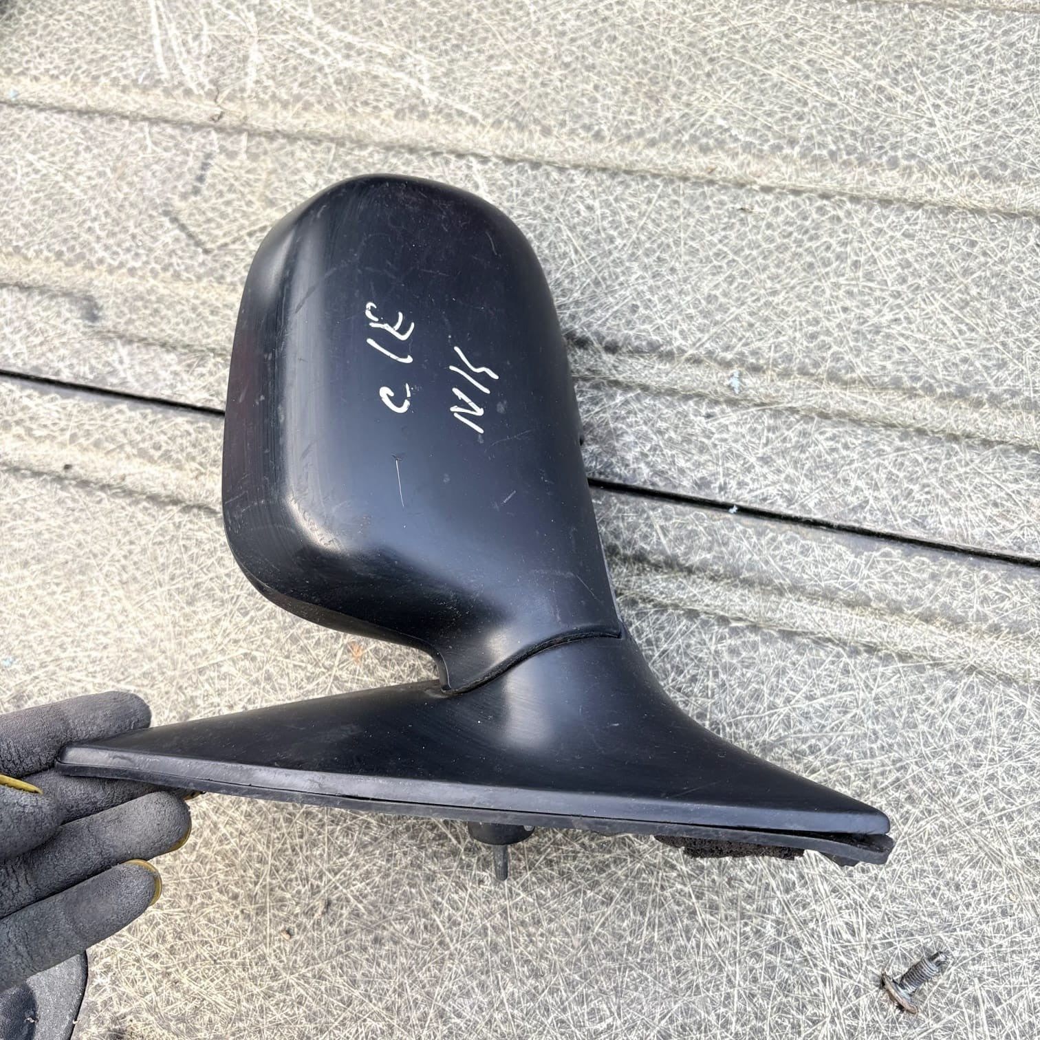 Toyota Carina E T190 1992-1997 Left Passenger Manual Wing Door Mirror LHD 011160