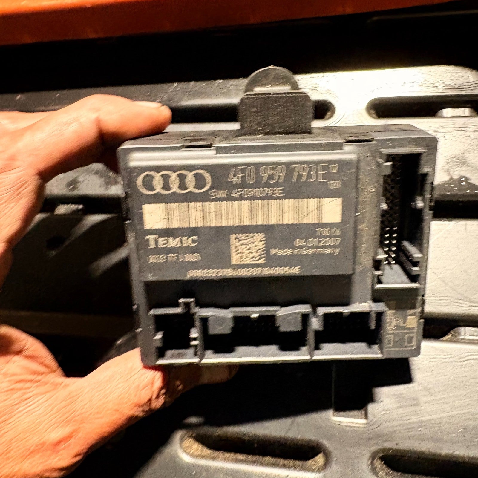 Audi A6 Door Control Module Right Front Driver Side 04-08 4F0959793E