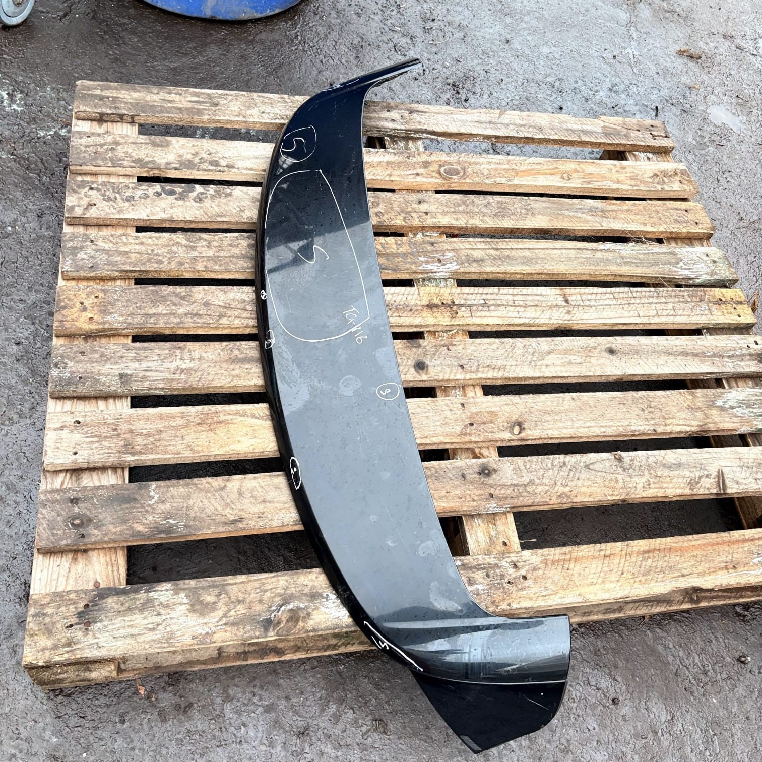 Citroen C4 Cactus 2014-2020 Mk1 Bootlid Tailgate Rear Spoiler 9801871077 Black