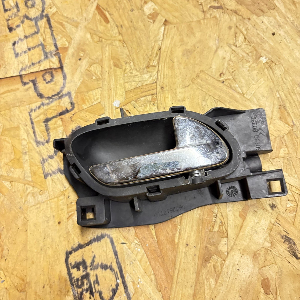 Peugeot 407 Rear Right Interior Door Handle Driver Side 2004-2011 96526177UD