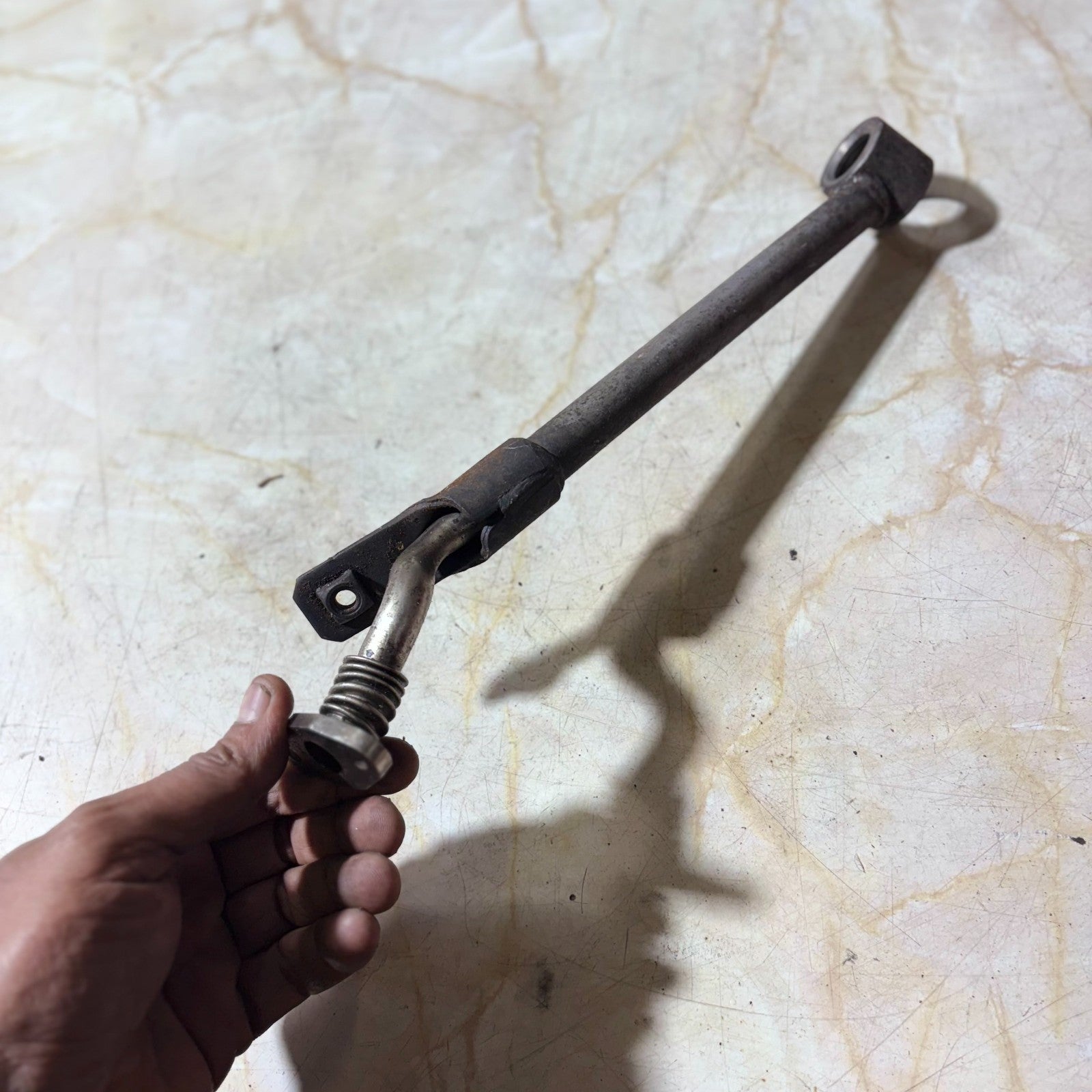 Audi A3 8P Turbo Bracket Support Oil Return Pipe 2009