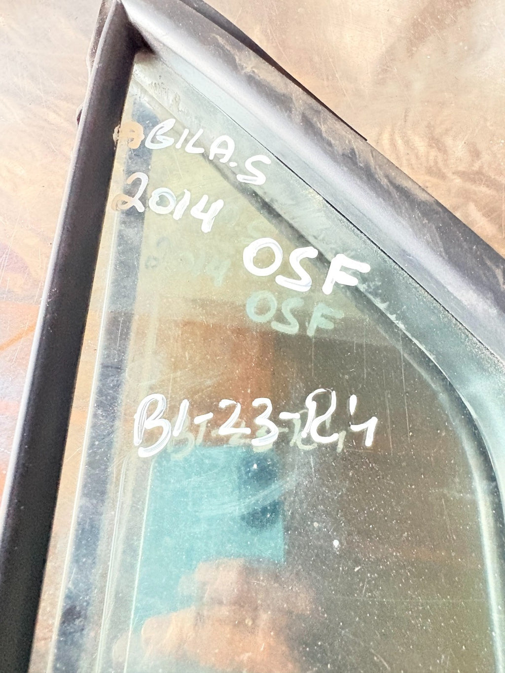 Vauxhall Agila B 2008-2014 OSF Driver Front Quarter Glass Window 43R-004337