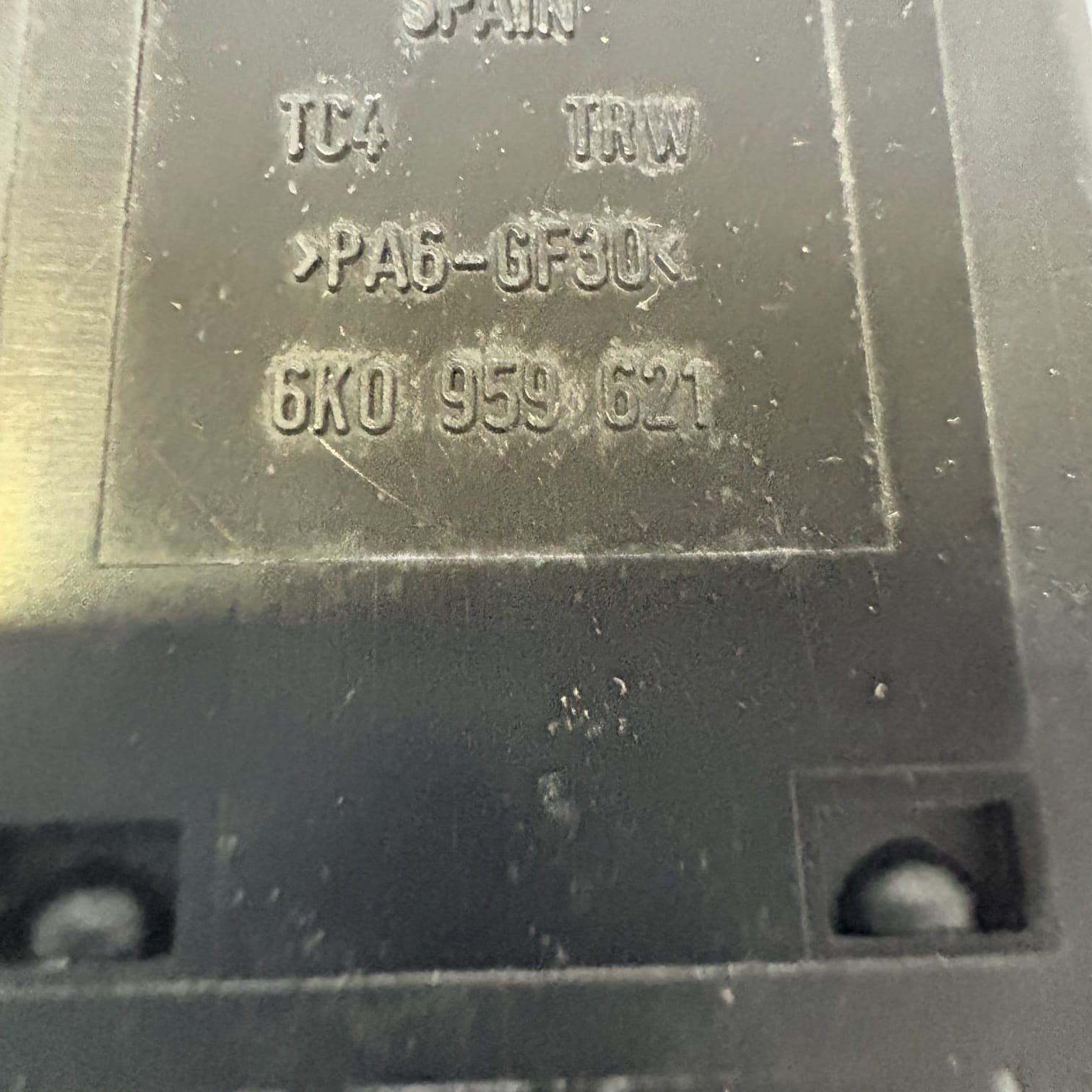 Seat Ibiza Mk3 1999-2002 Rear Window Demister Switch 6K0959621