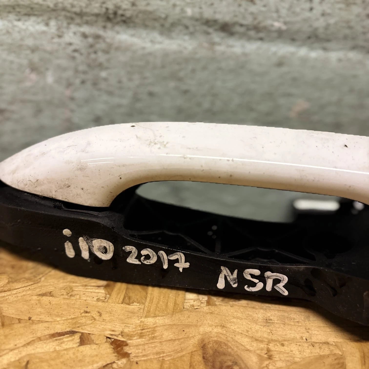 Hyundai i10 2013-2019 Rear Left Exterior Door Handle White 82661B9011
