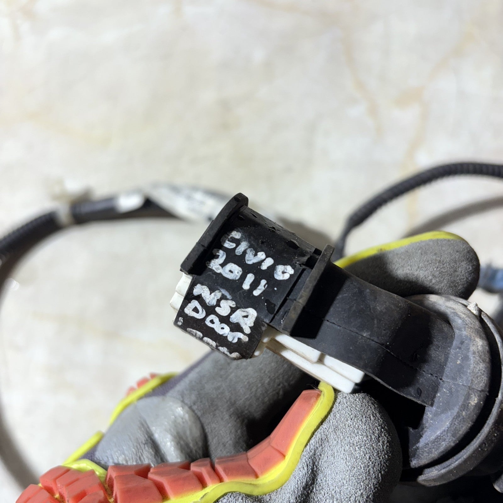 Honda Civic MK8 05-11 N/S/R Passenger Side Rear Door Wiring Loom Harness