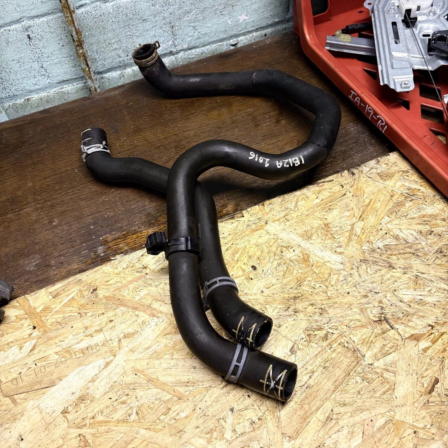 SEAT Ibiza 6P 1.0 TSI Radiator Coolant Hose Pipe 6C0122049A 2016-2017