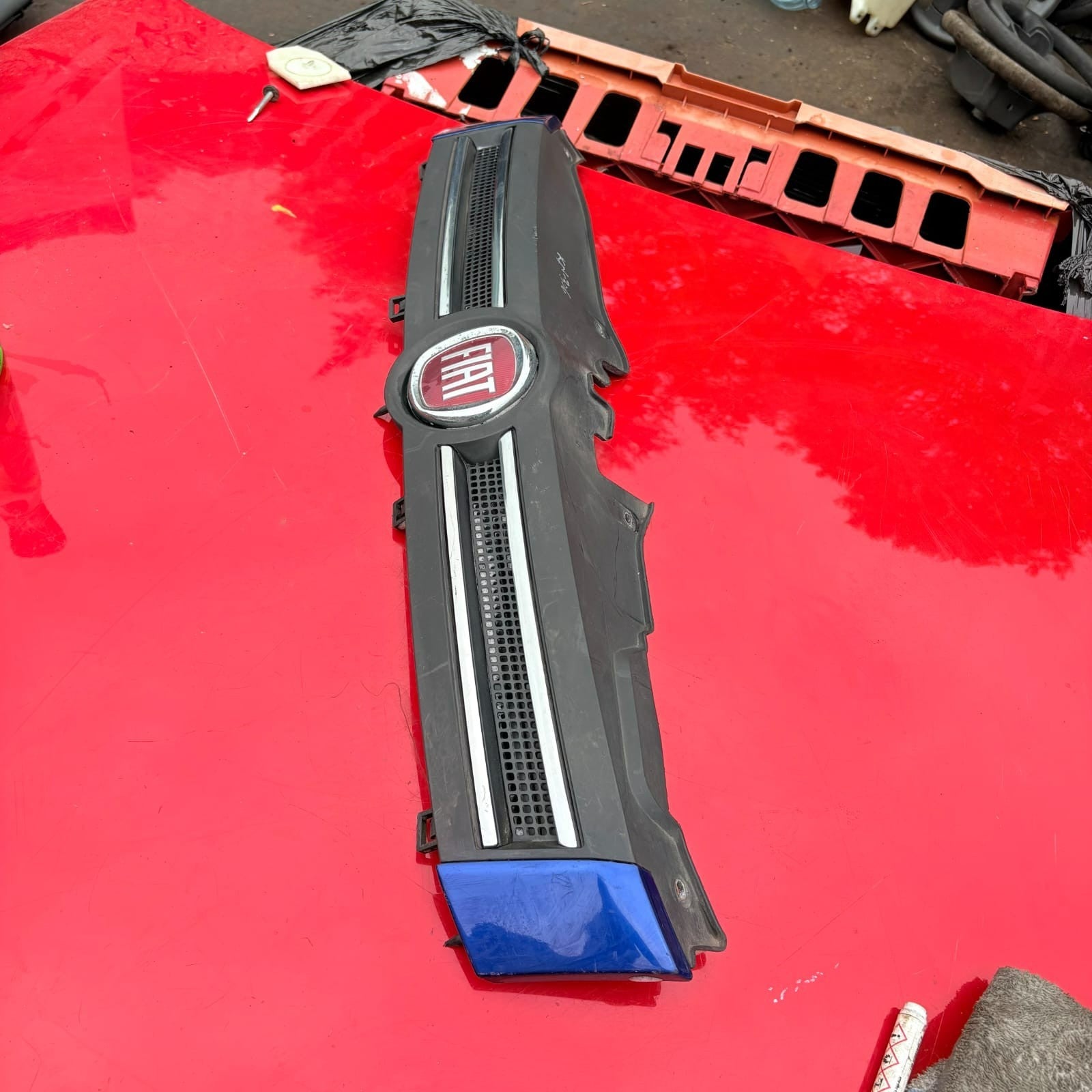 Fiat Panda 169 792 Blue Front Grille 735353899