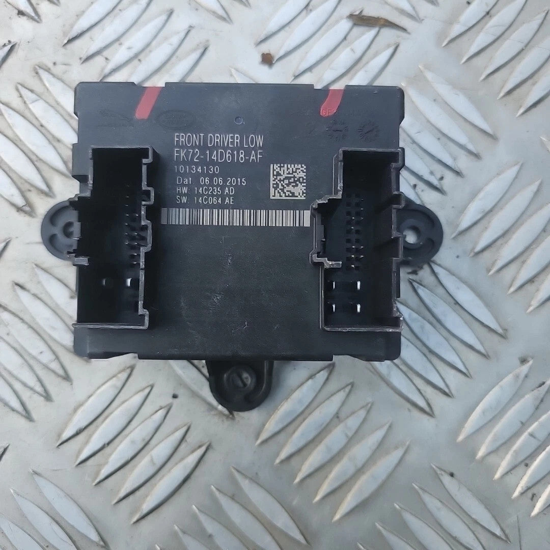JAGUAR XE DOOR CONTROL MODULE ECU FRONT RIGHT DRIVER SIDE FK7214D618AF X760 2016
