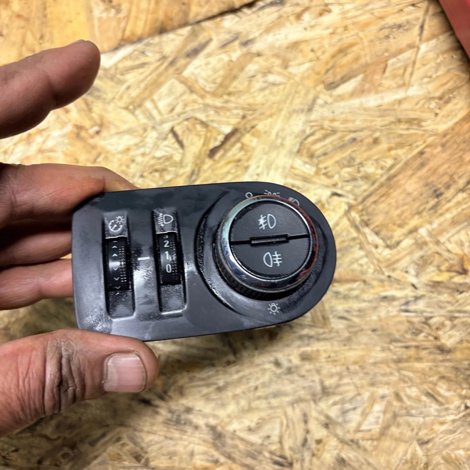 VAUXHALL CORSA D HEADLIGHT CONTROL SWITCH 321414 2014