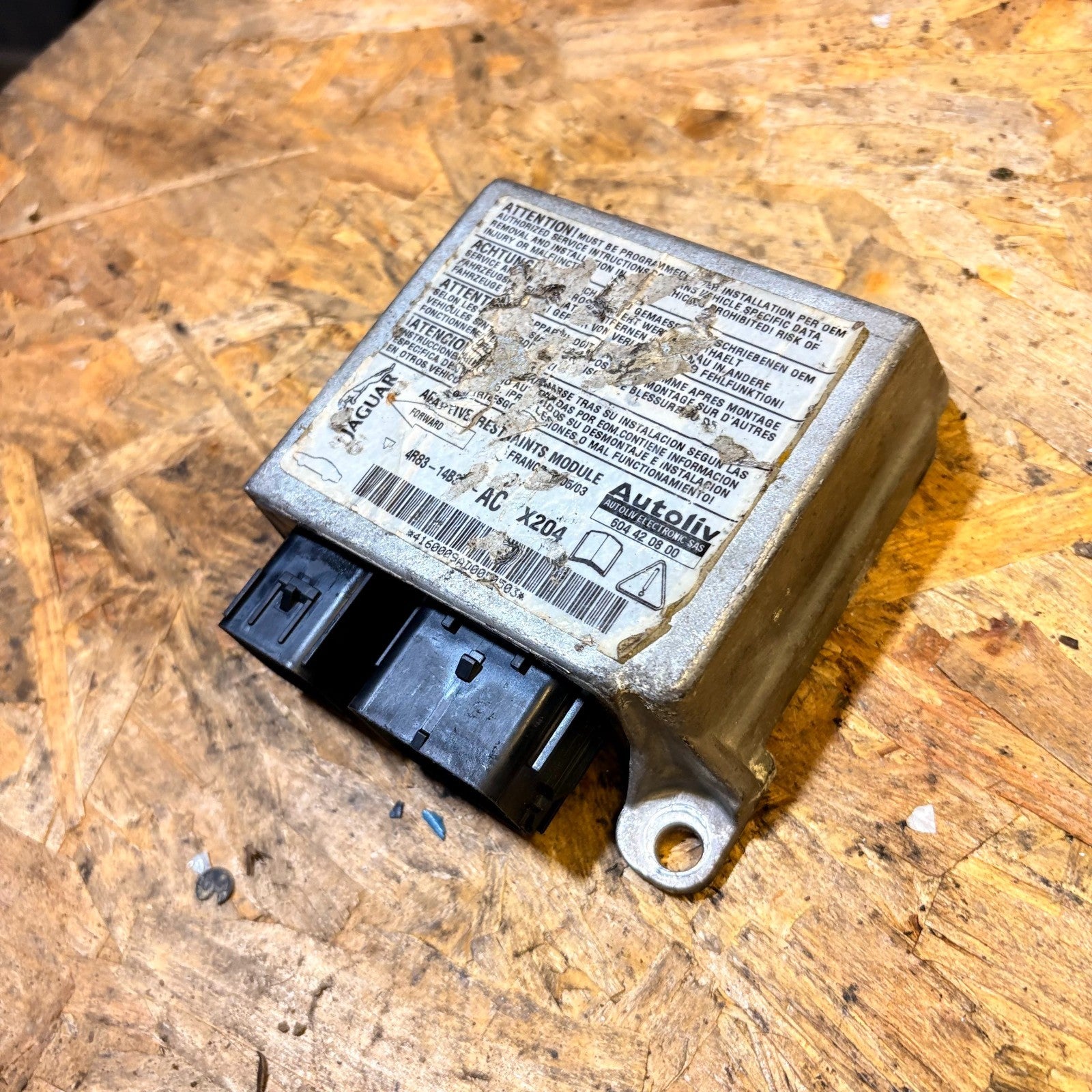 JAGUAR S TYPE 2004-2007 X206 AIR BAG MODULE 4R8314B321AC