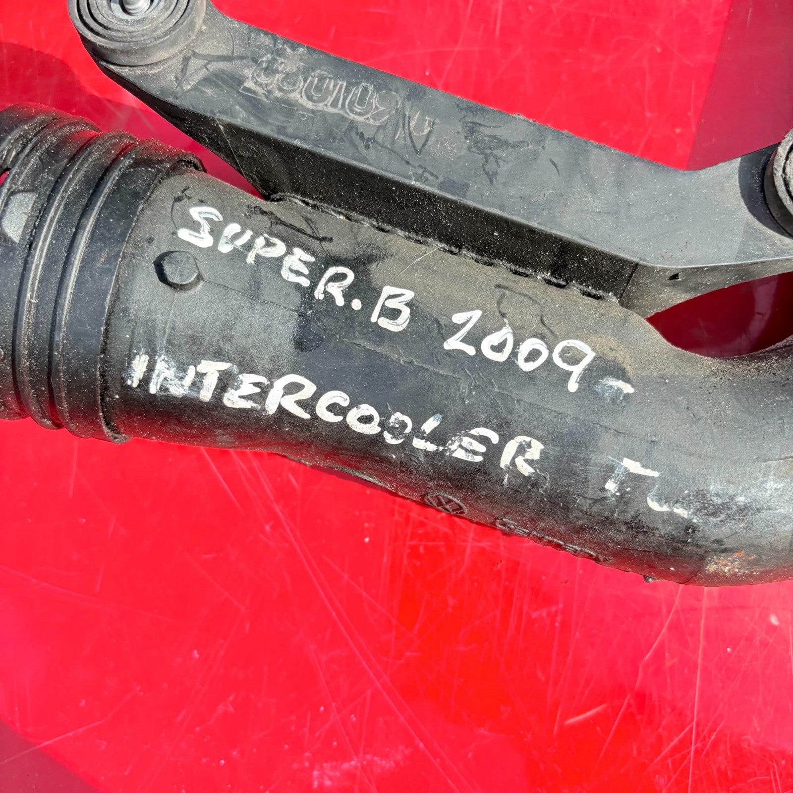 SKODA SUPERB 2009 INTERCOOLER PIPE HOSE