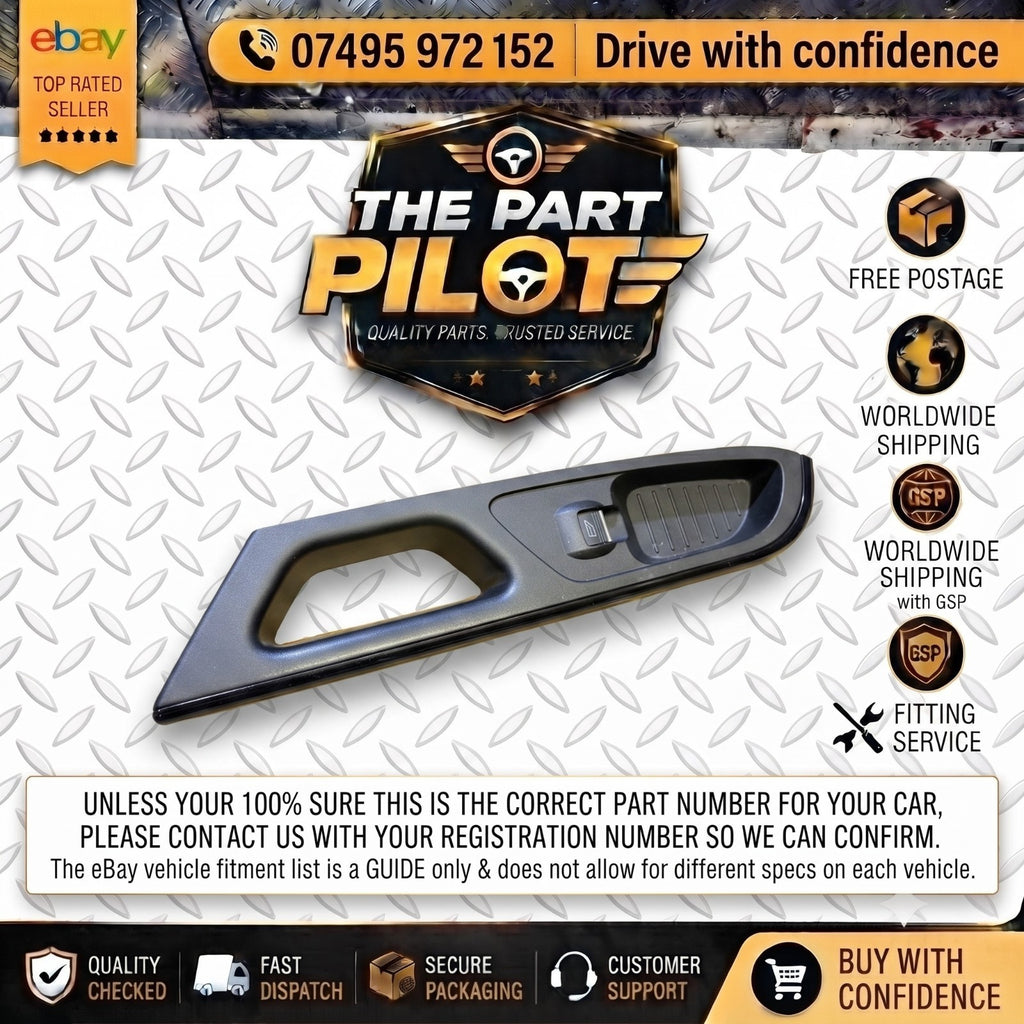 Ford B-Max MK1 2012-2017 Front Left Door Handle Window Switch AV11-R240A41-BDW