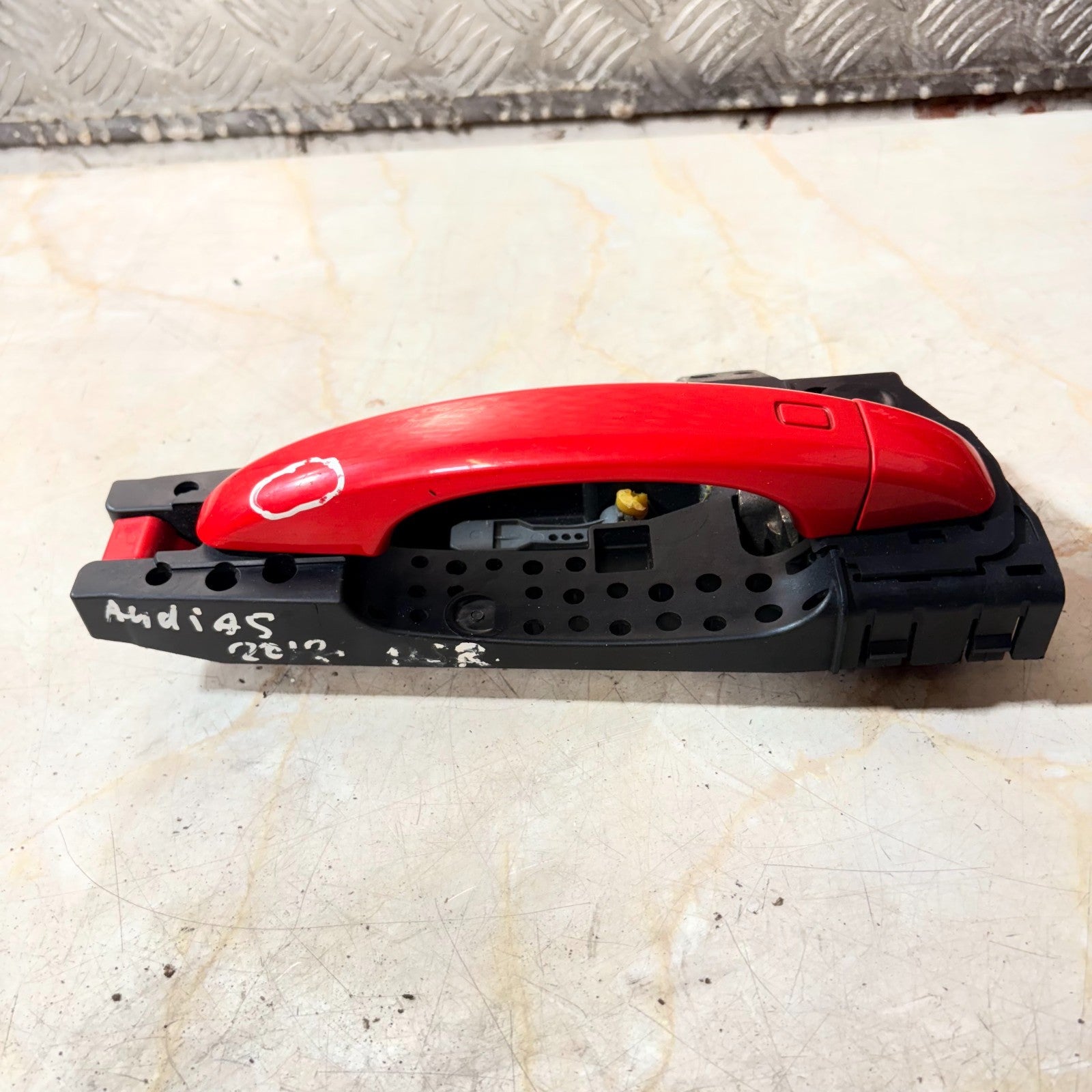 Audi A5 8T Sportback Rear Left Outer Door Handle Red 8T0837885A 2011