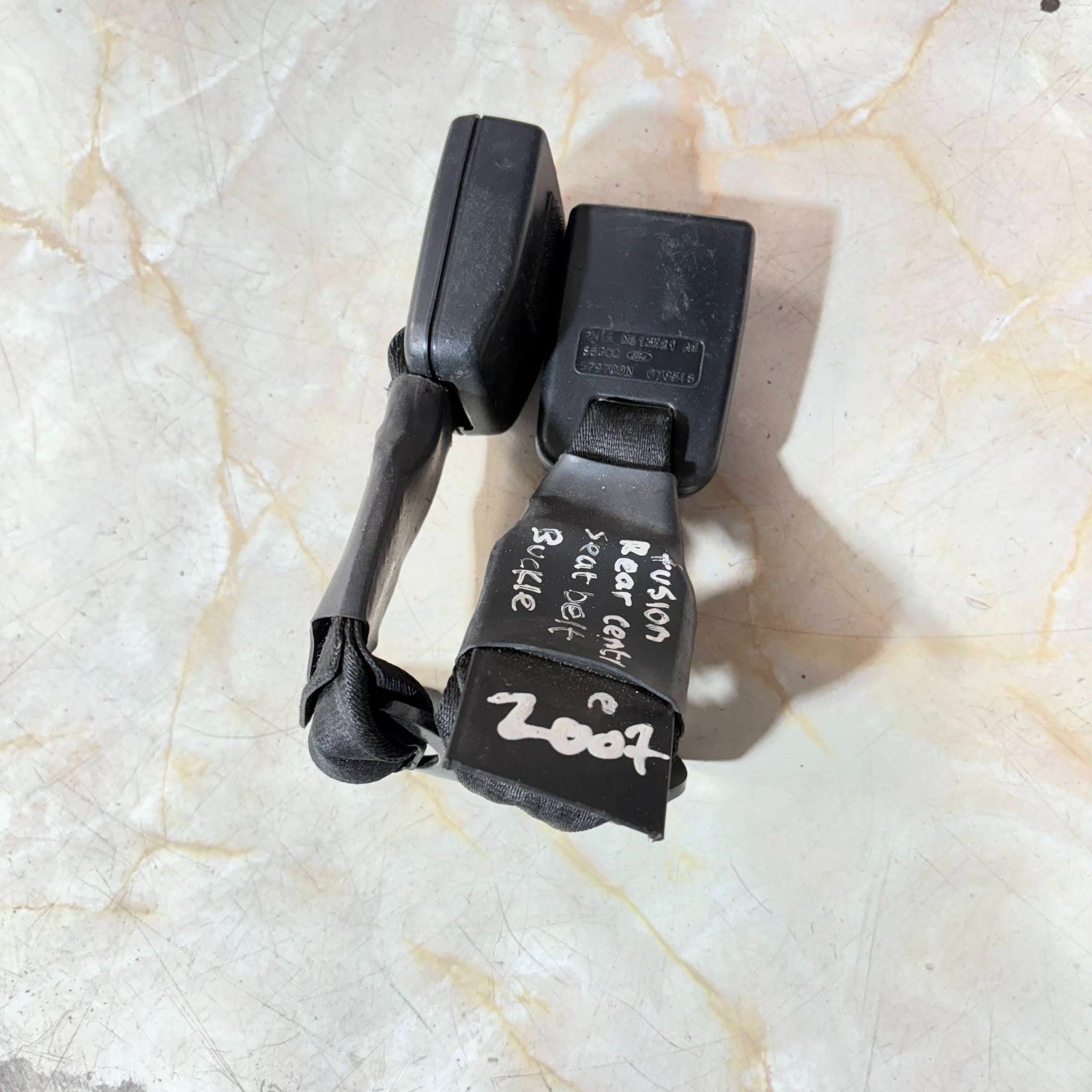 FORD FUSION MK1 REAR DOUBLE SEAT BELT BUCKLE PAIR 2N1A-N613K21-AG 2007