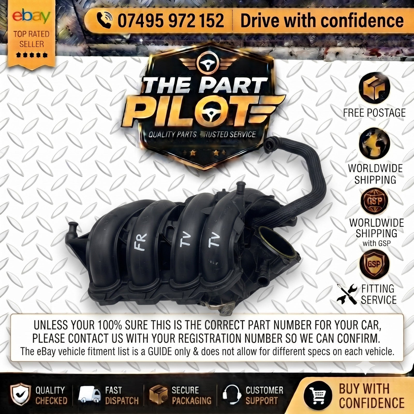 Mini Cooper S R56 2010-2014 1.6 Turbo Petrol Air Intake Inlet Manifold