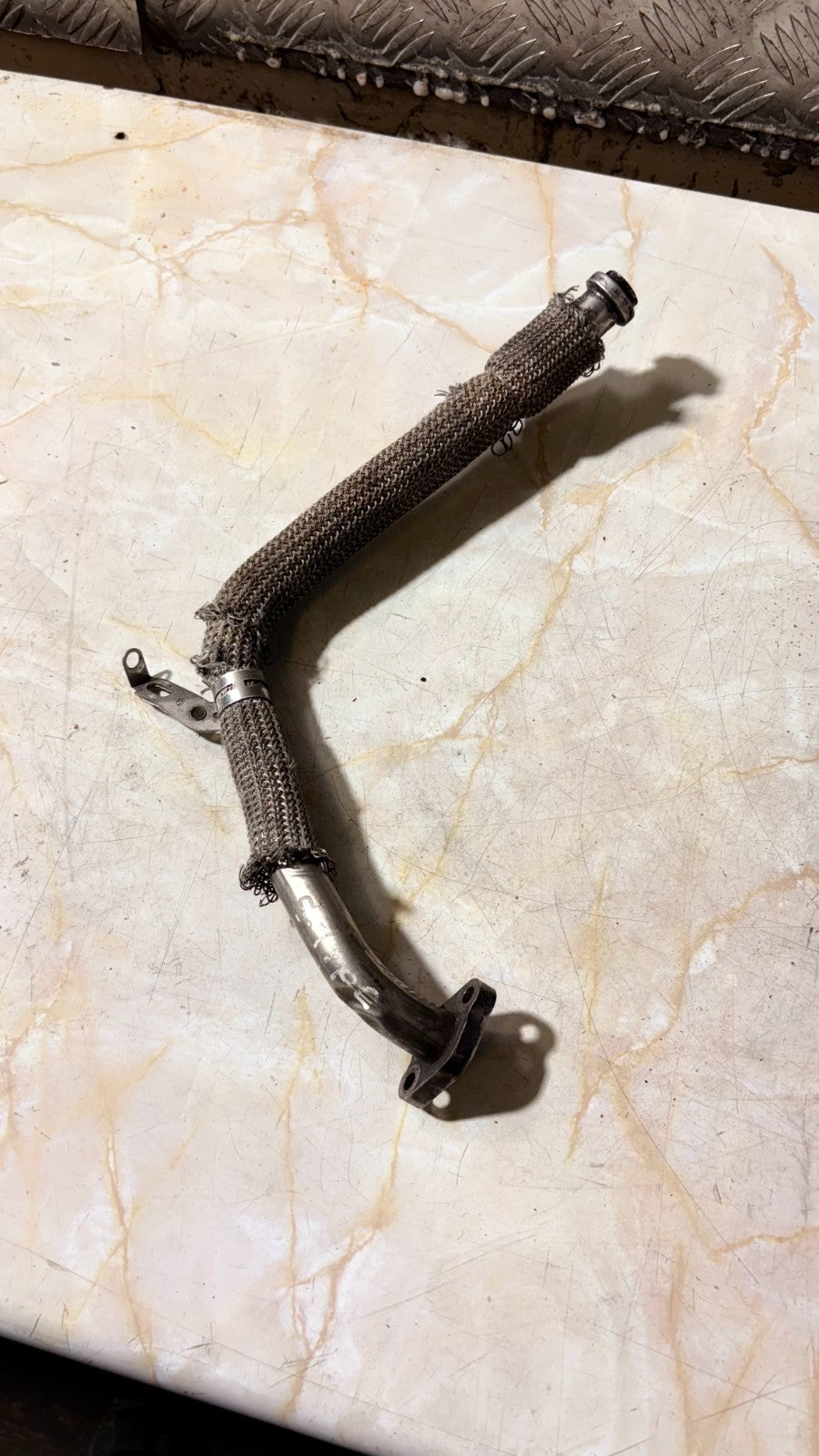 Jaguar S-Type EGR valve line pipe hose