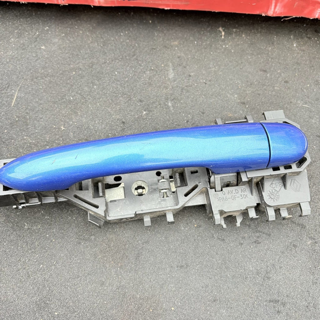Renault Scenic MK2 2003-2009 OSR Rear Right Exterior Door Handle Blue 8200028463