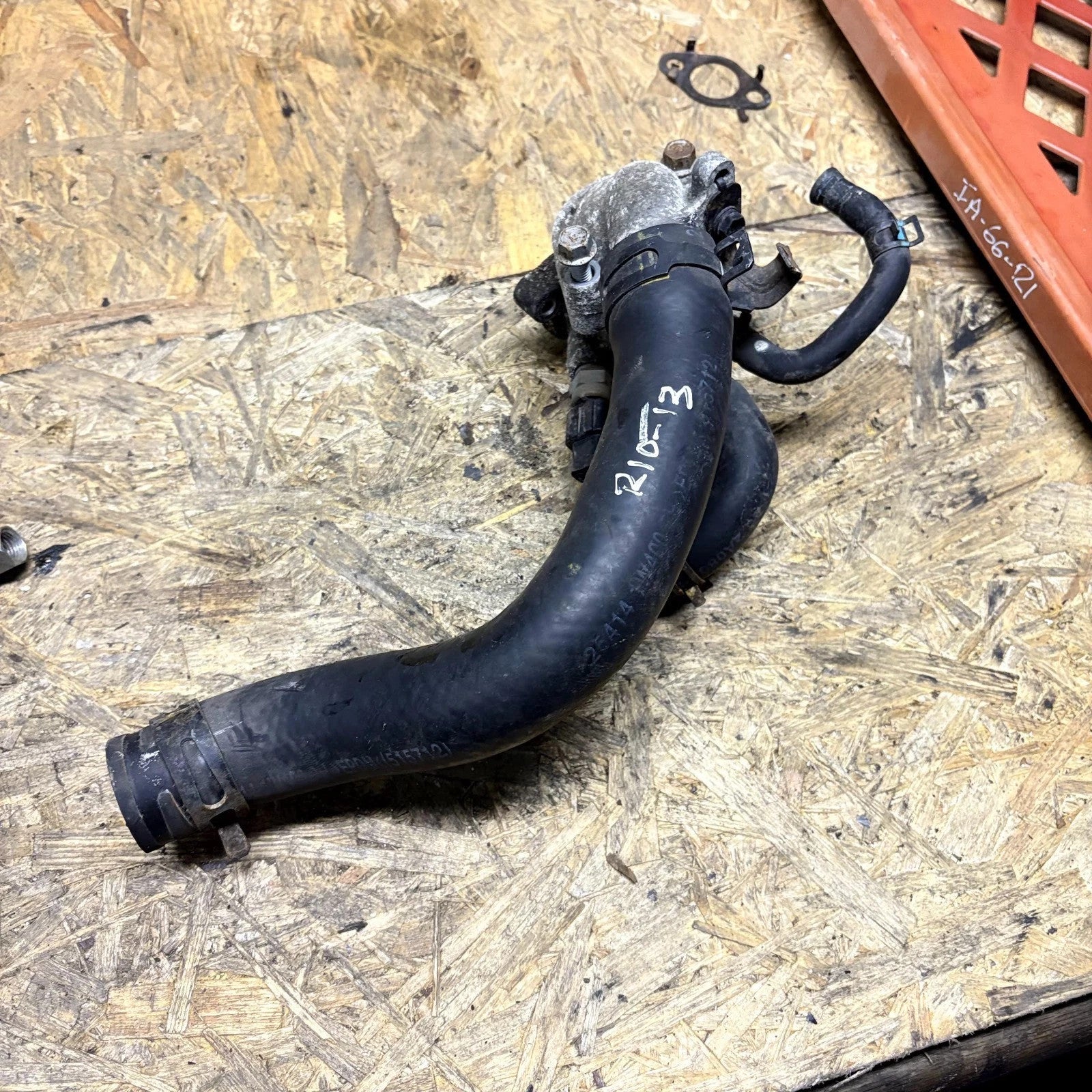 Kia Rio 2013 Coolant Hose Pipe Assembly With Sensor & Gasket Engine Cooling