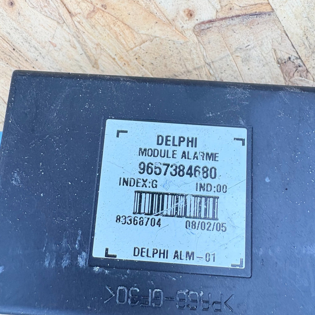PEUGEOT 407 2004-2011 ANTI THEFT ALARM CONTROL MODULE UNIT 9657384680