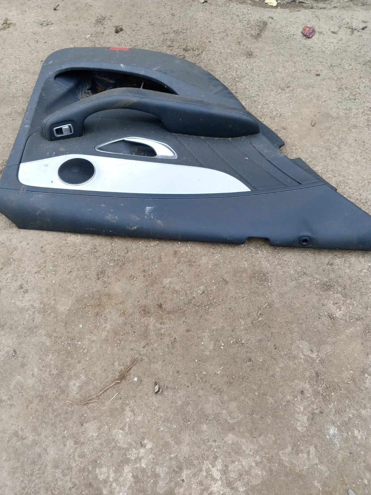 Mercedes C-Class W205 2014-2021 Rear Left Interior Door Card Panel Black Leather