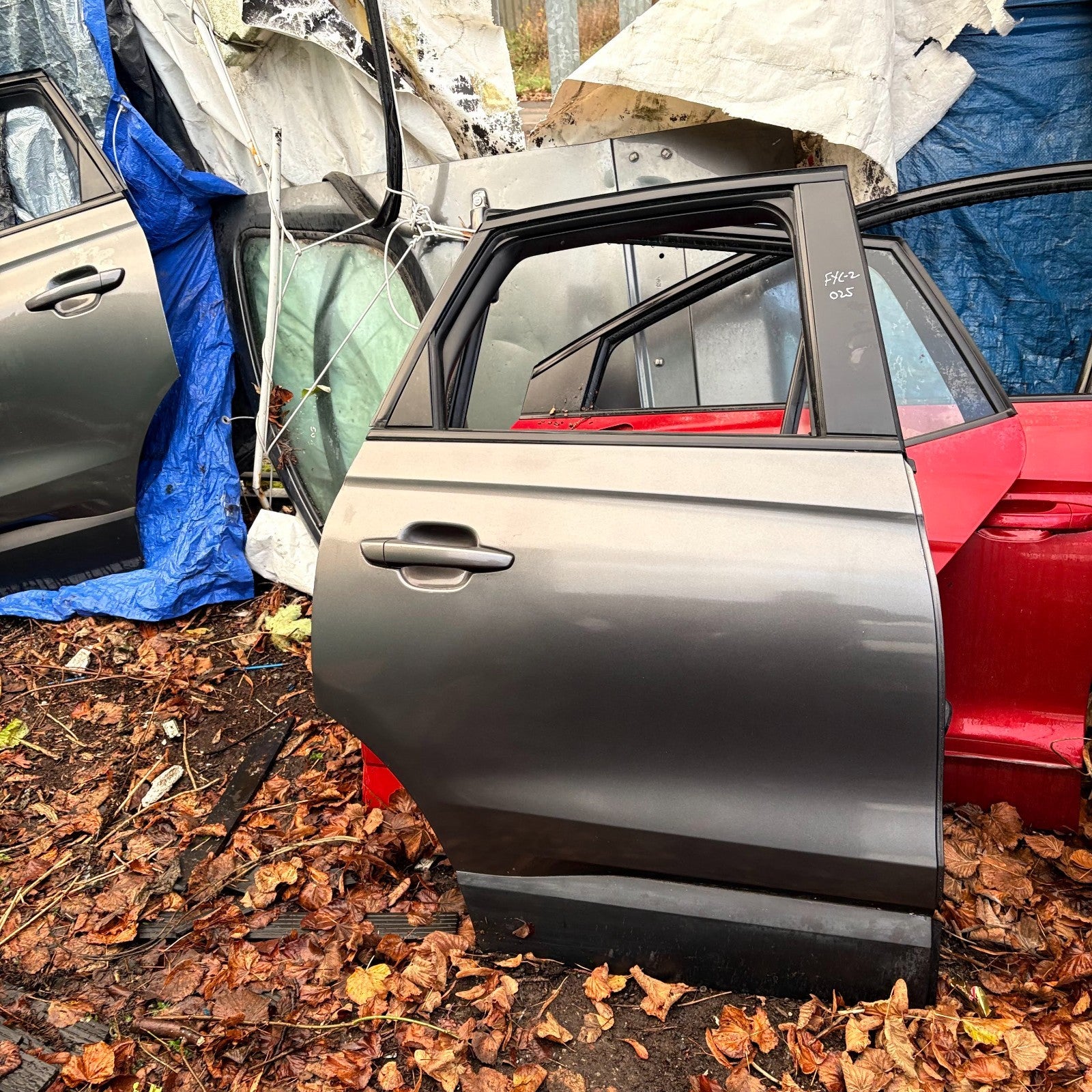 Vauxhall Crossland X P17 2017-2024 O/S Rear Complete Door Grey 5DR FREE POSTAGE