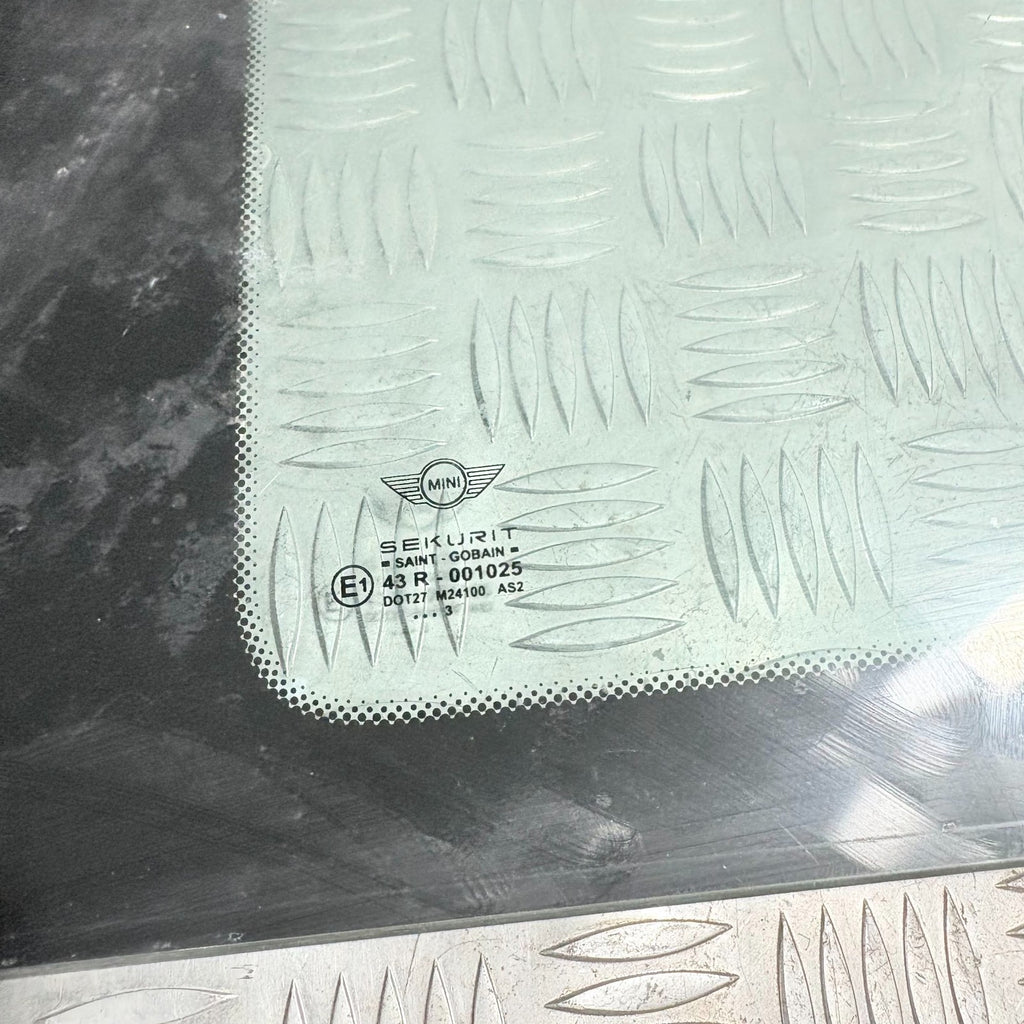 BMW MINI Cooper One R56 Left Rear Passenger Side Quarter Side Window Glass