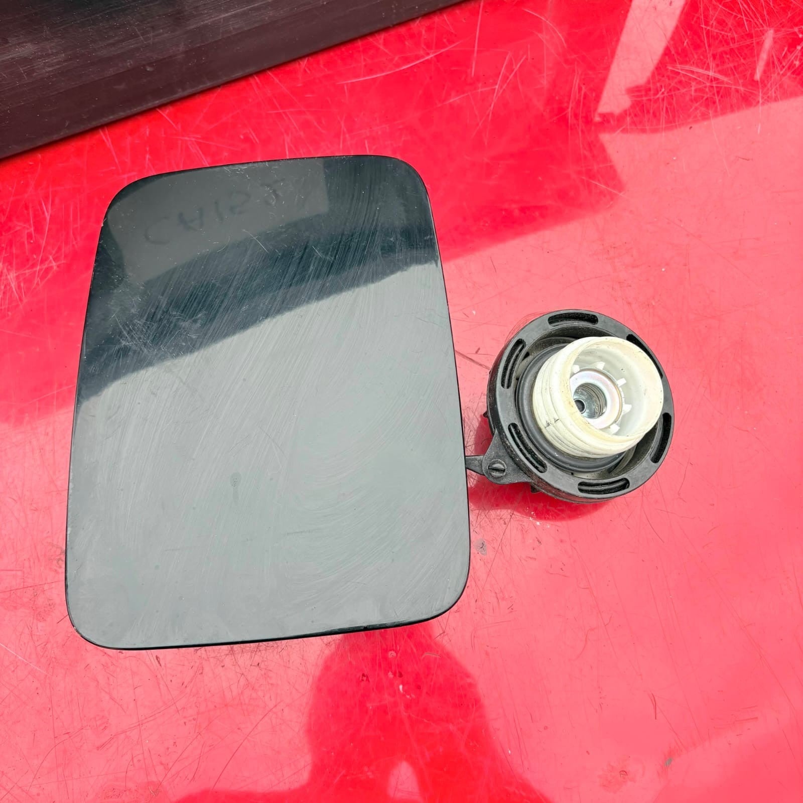 Nissan Qashqai J11 Petrol Fuel Flap Cap Door In Red Colour Tekna Dig-T