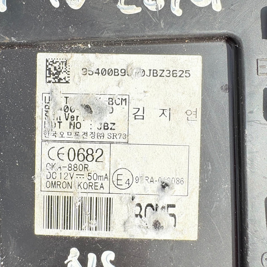 HYUNDAI I10 MK2 2013-2019 BODY CONTROL MODULE BCM UNIT ECU 95400-B9070
