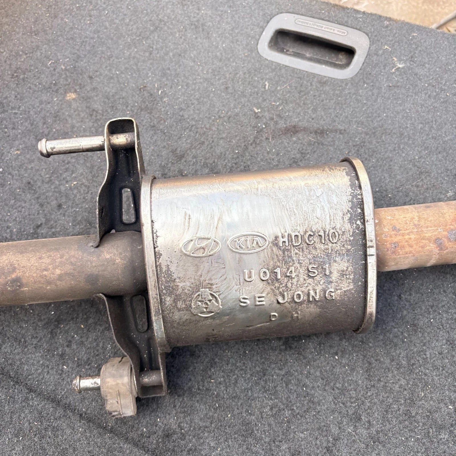 Hyundai i30 MK1 FD 07-12 Rear Exhaust Muffler Silencer Pipe HDC10 U014S1 Unit