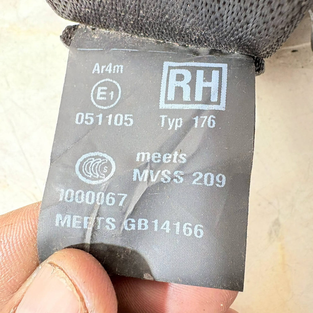 VAUXHALL CORSA D 2012 SEAT BELT REAR 1000067 OS NS Left Or Right side