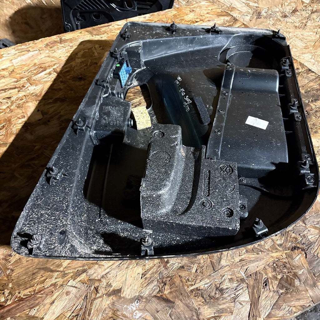 Fiat Qubo 08-20 Front Right Driver Door Card Interior Panel Black 7354610140E