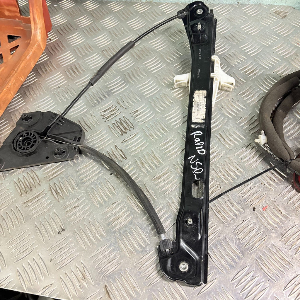 SKODA RAPID 2012-2018 PASSENGER REAR LEFT WINDOW REGULATOR 5JA839461