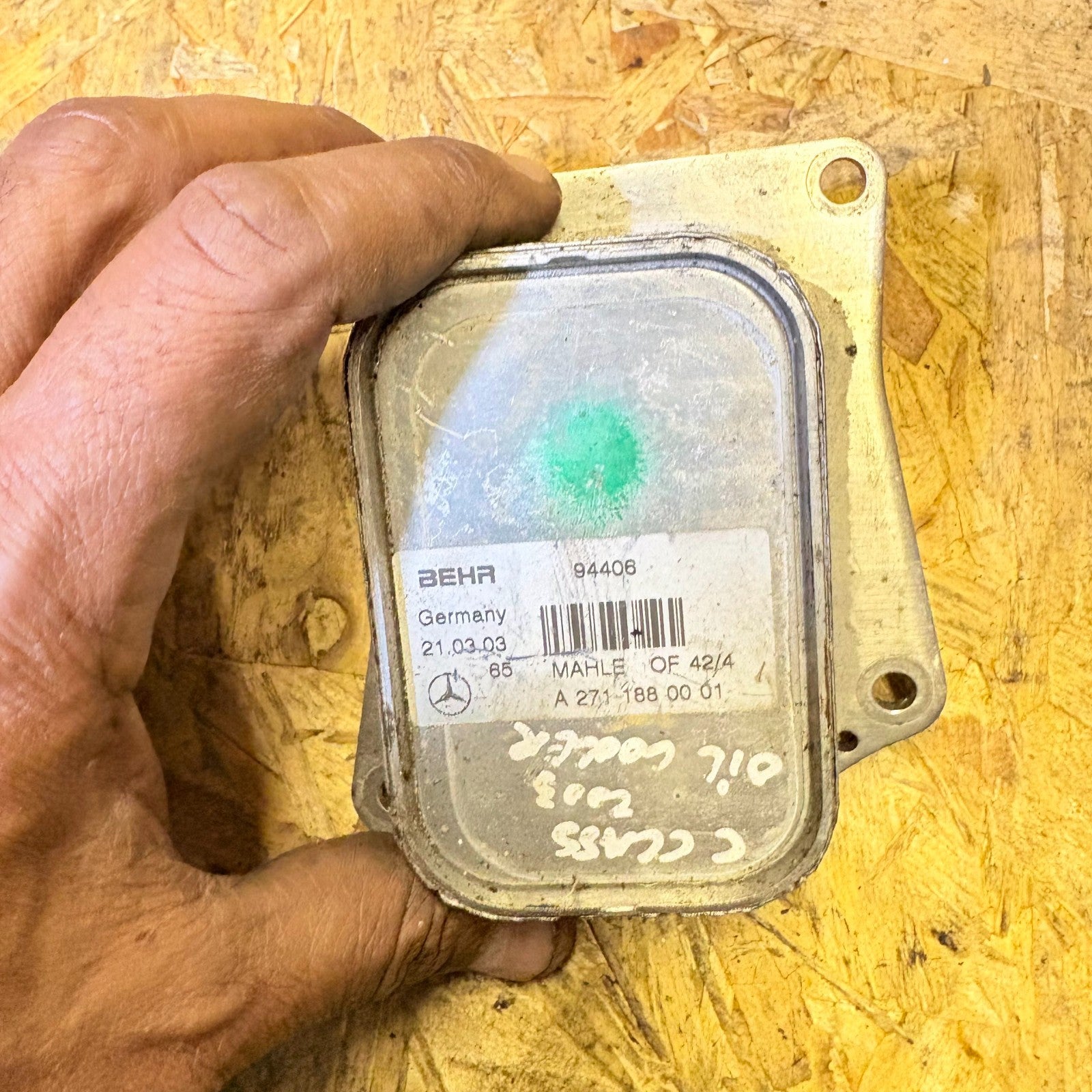 A2711880001 RADIATOR OIL COOLER (Oil Cooler) Mercedes-Benz C Class 2003