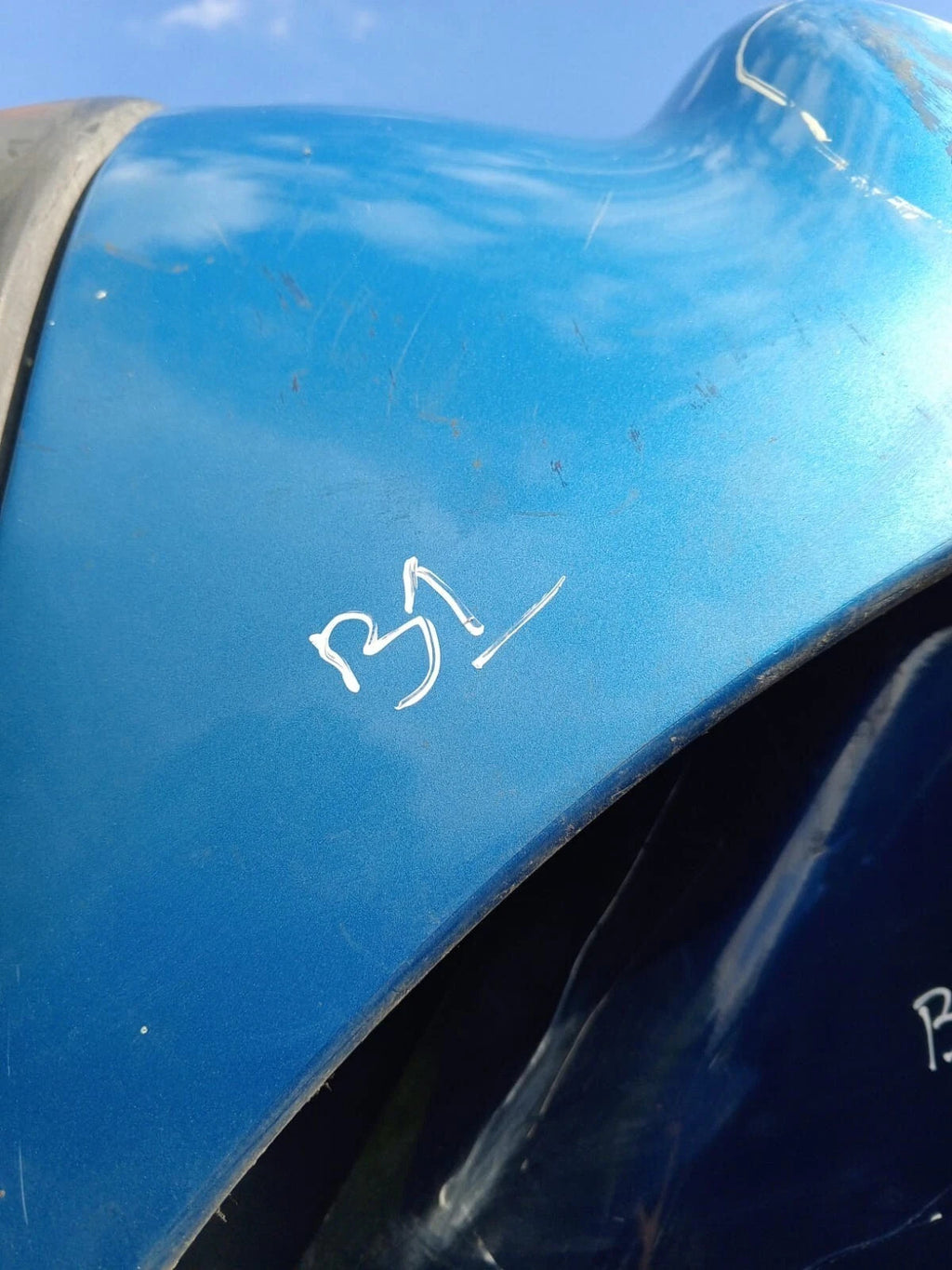 1998-2009 PEUGEOT 206 Rear Bumper Hatchback - PAINT BLUE