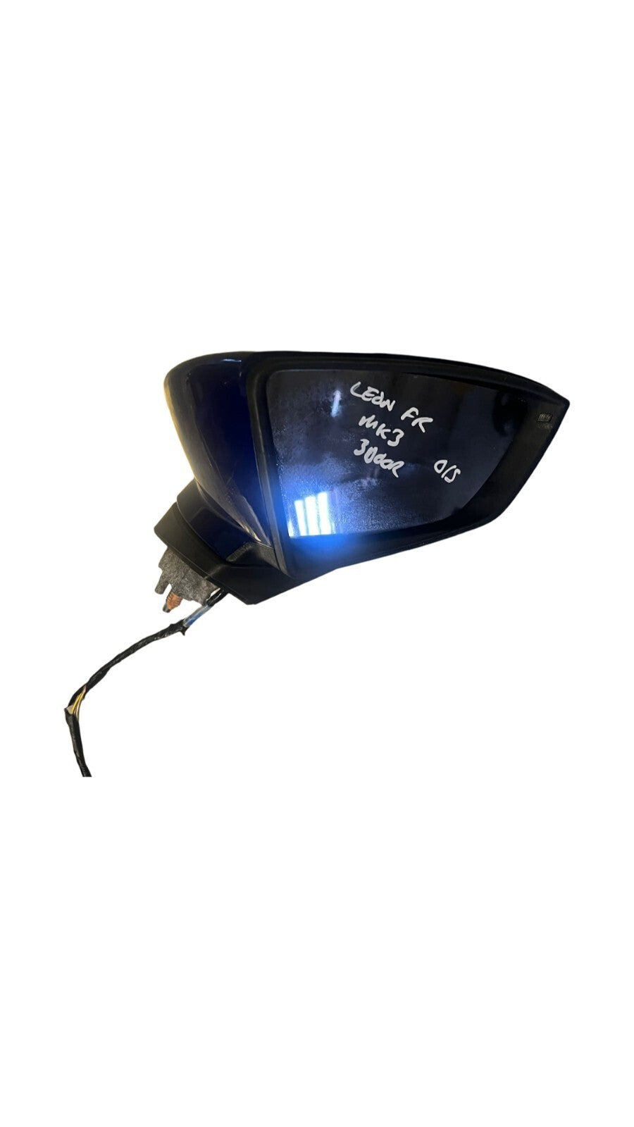 2013-2016 SEAT LEON MK3 DRIVER SIDE WING MIRROR BLUE OS OSF OFFSIDE
