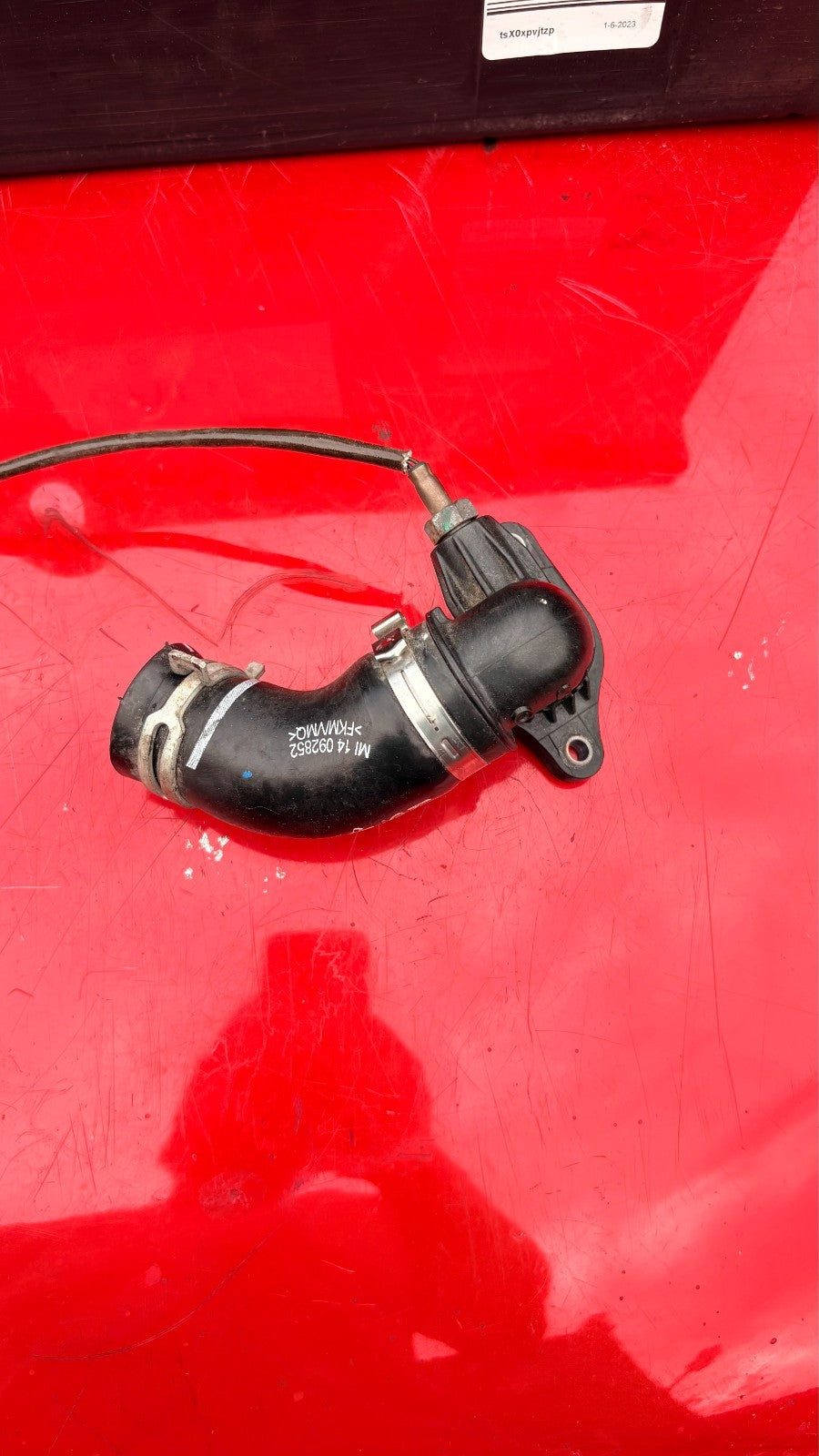 NISSAN JUKE 2014 INTERCOOLER PIPE HOSE 147138491R