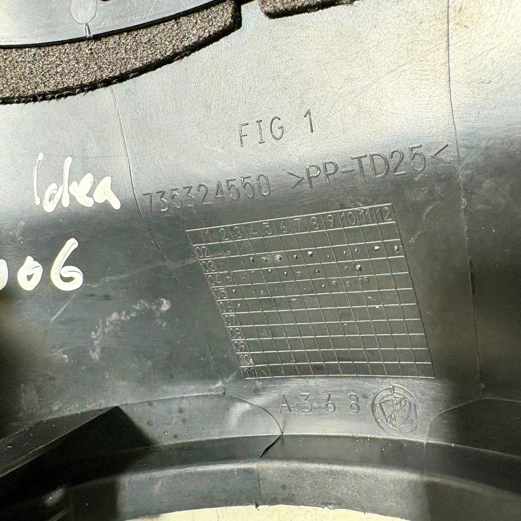 735324550 Steering Column Trim Panel Fiat Idea 2006