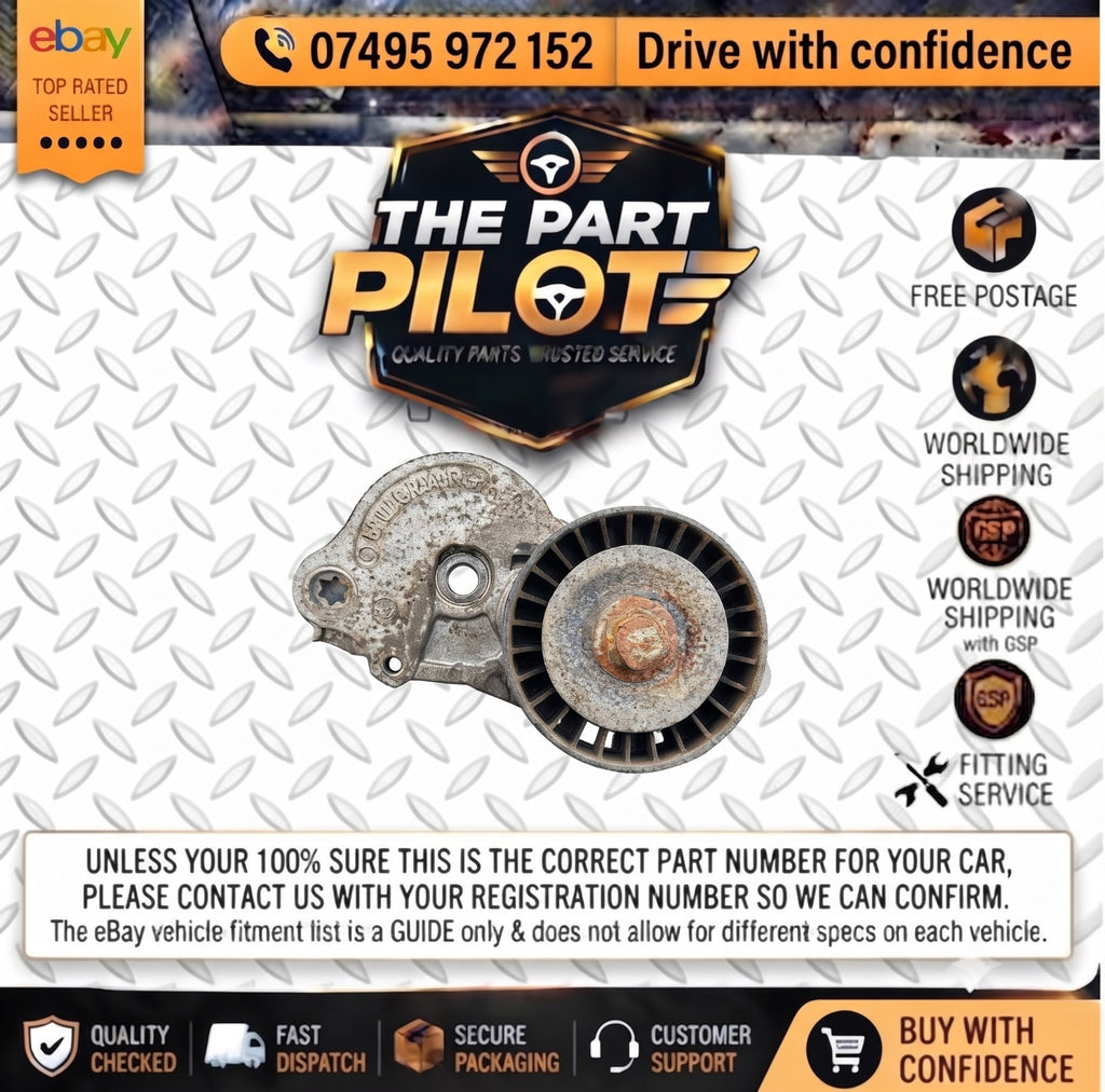 Renault Master III X62 2.3 dCi 2010-2024 Aux Belt Tensioner Pulley 8200941079